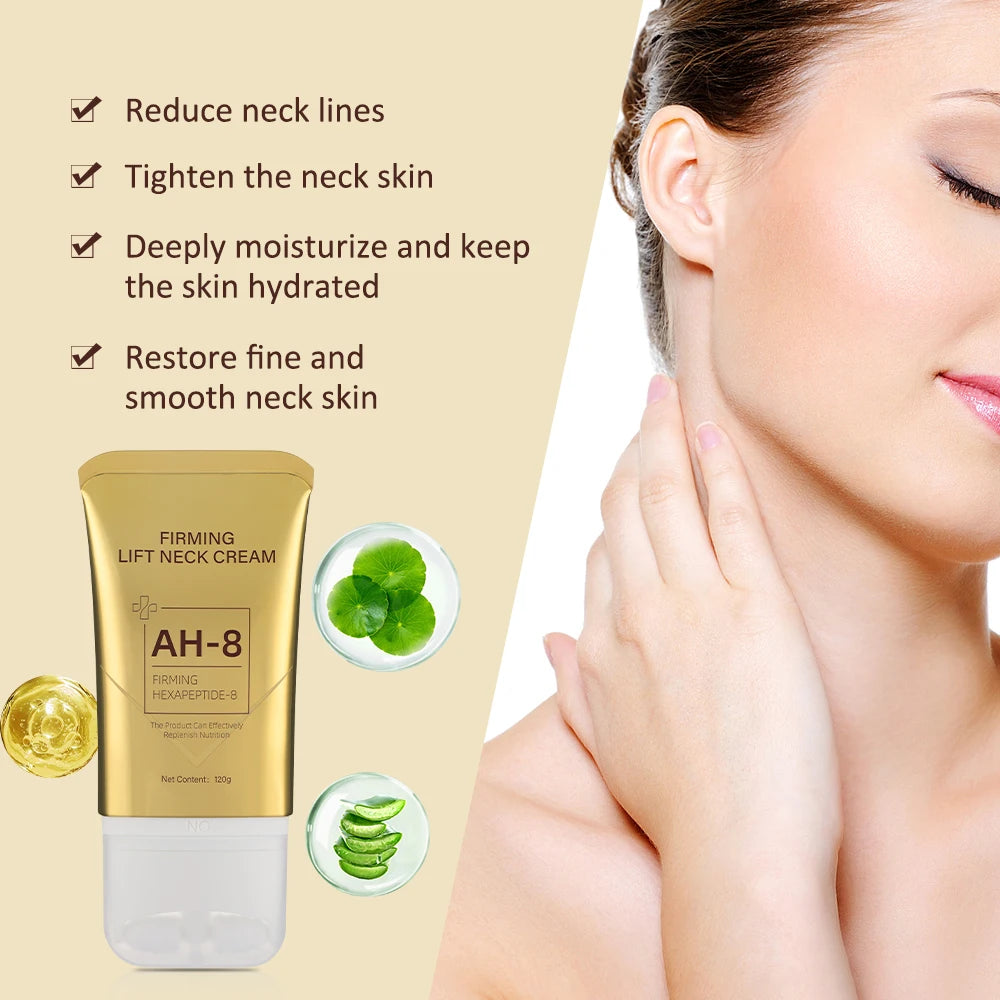 AH-8 Roller Neck Cream Massage Better Absorb Lifting Firming Skin Wrinkle Remover Anti Aging Neck Cream USA/UK Delivery Local
