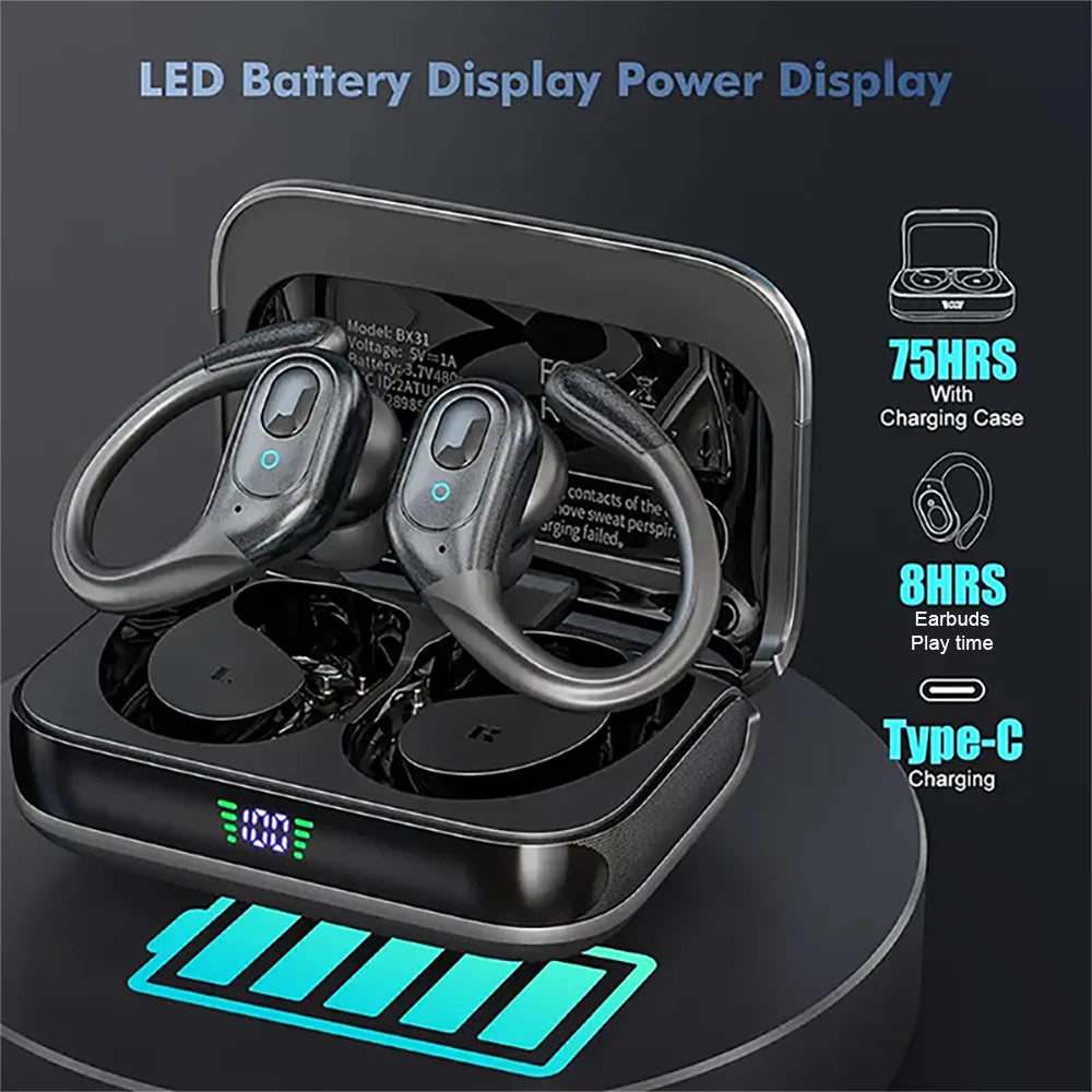 GREATWALL TWS Wireless Earphones Headset With Active Noise Cancellation