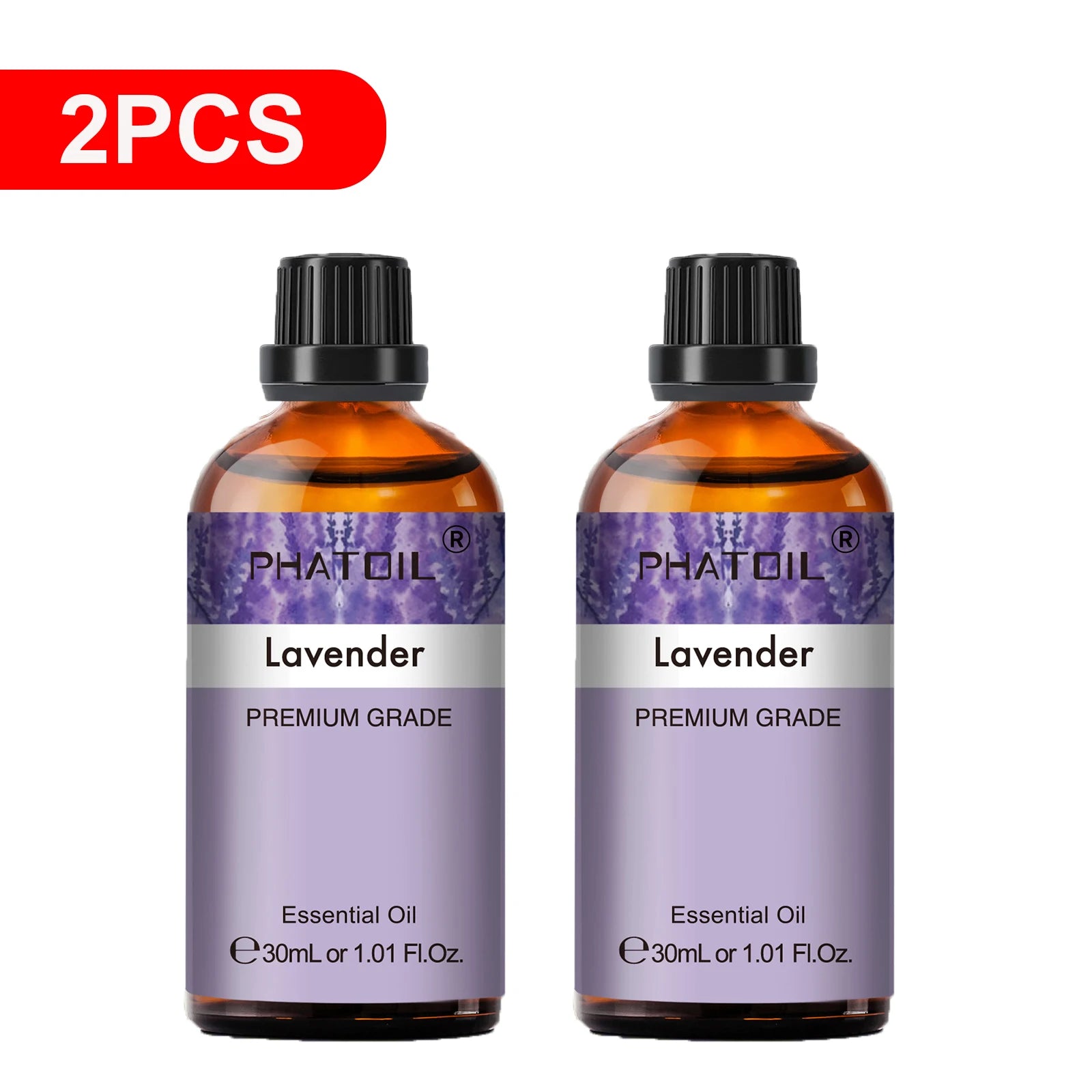 PHATOIL Essential Oils Set Peppermint Rose Lemon Lavender Eucalyptus Diffuser