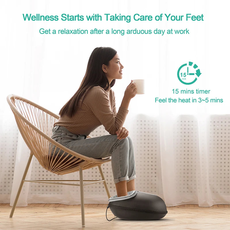 Zen Active Living Medcursor Shiatsu Foot Massager With Heat