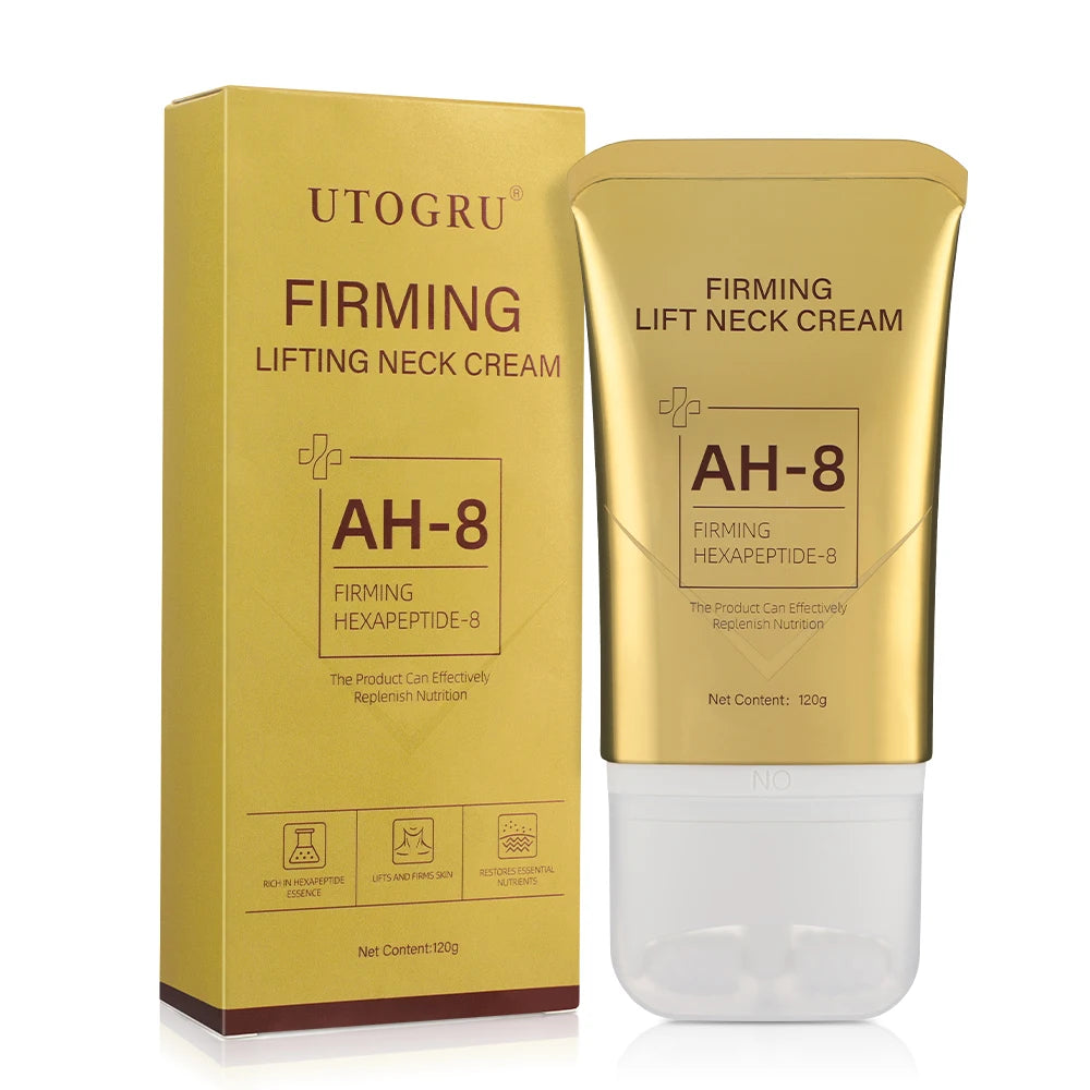 AH-8 Roller Neck Cream Massage Better Absorb Lifting Firming Skin Wrinkle Remover Anti Aging Neck Cream USA/UK Delivery Local