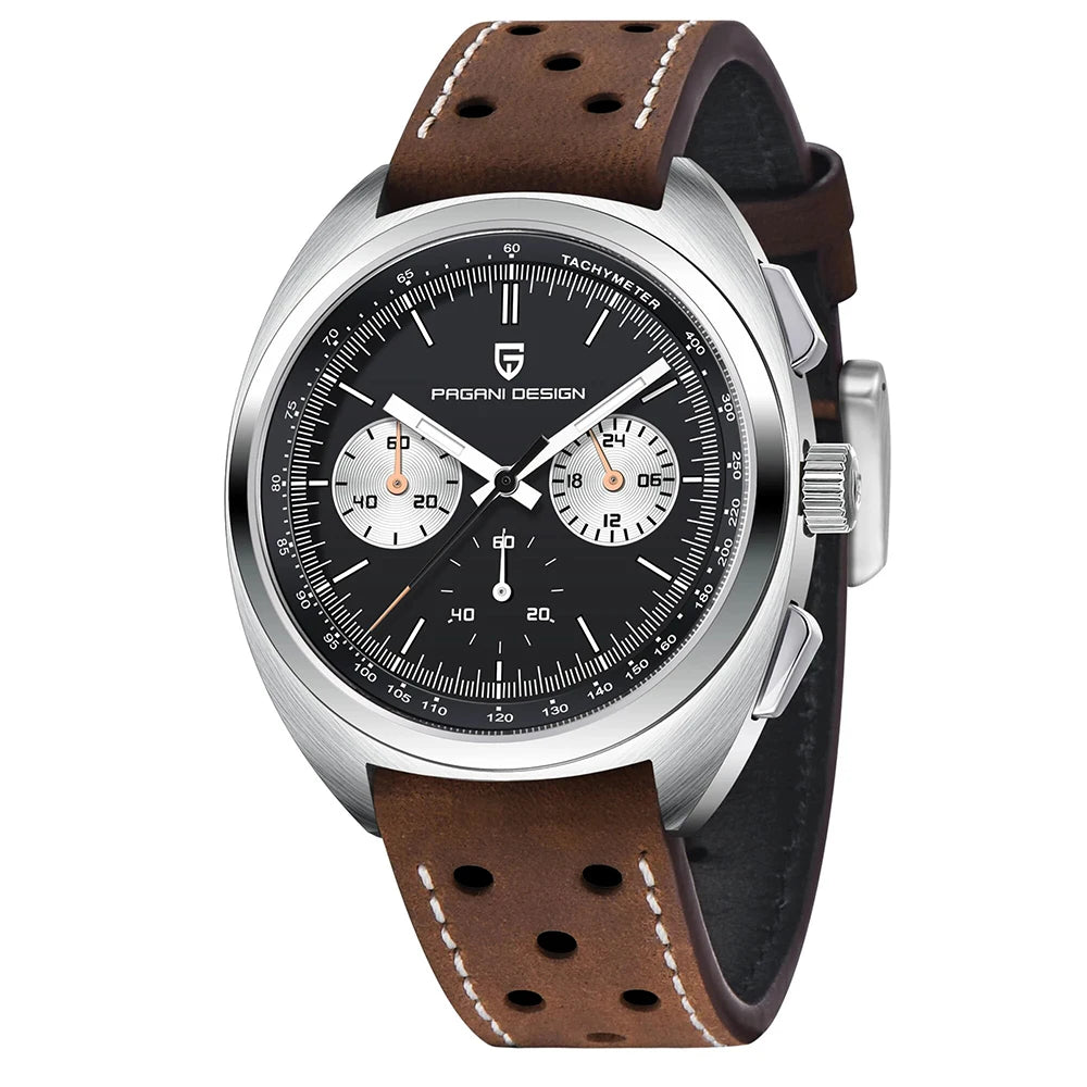 Pagani Design VK63 Sport Chronograph Stainless Steel Quartz Wristwatch