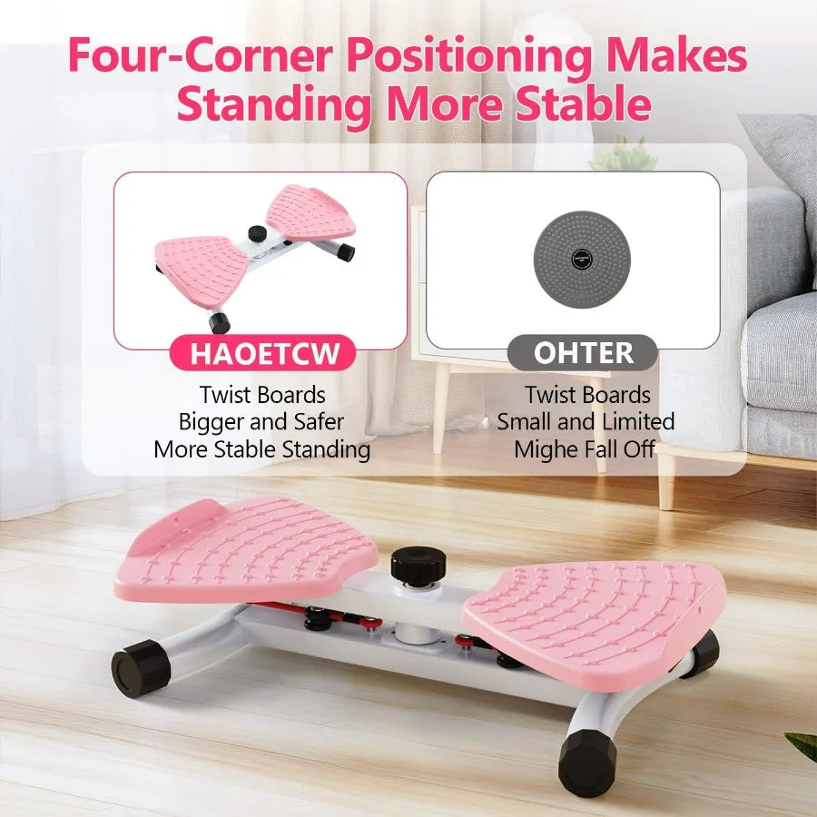 Waist Twisting Machine For Core Exercise Noiseless Home Gym