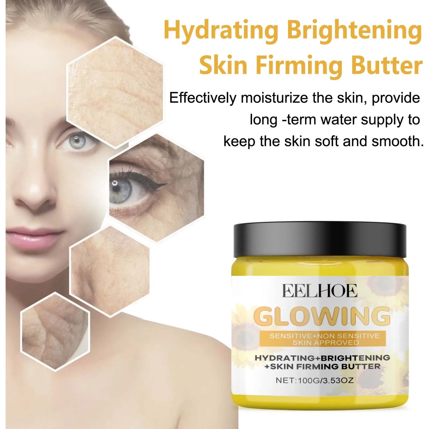 Eelhoe Turmeric Firming Face Cream Vitamin C Moisturizing Korean Skin Care