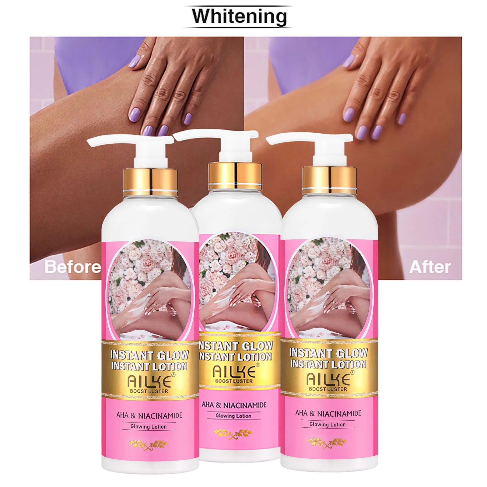 AILKE Natural Whitening Skin Care Set For All Skin Types