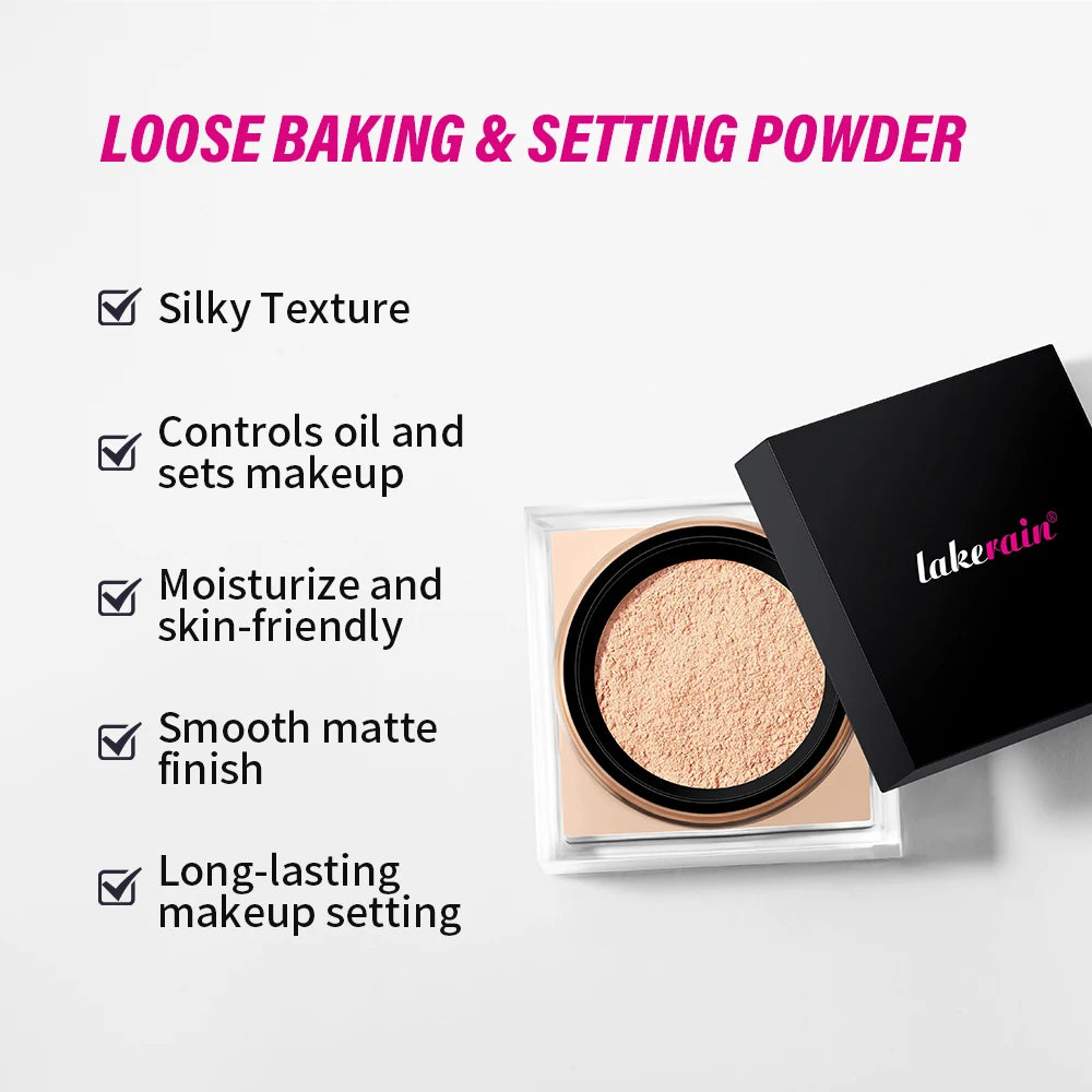 Ibcccndc Loose Setting Powder Oil Control Long Lasting Matte Finish