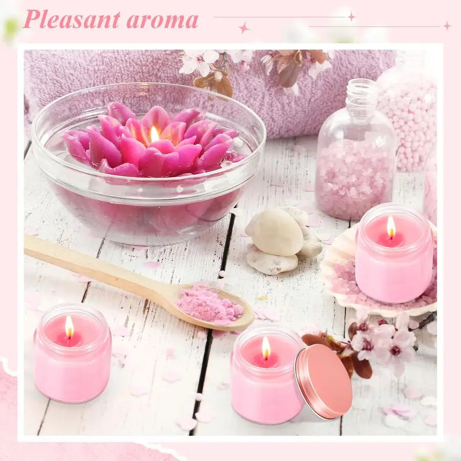 Zen Active Living Mason Jar Candles Set Soy Scented