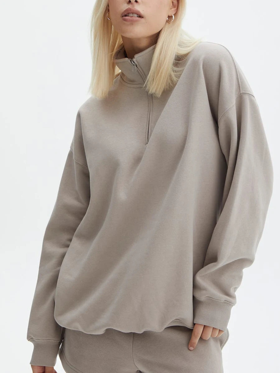 Women Velvet Activewear Set With Zip Sweatshirt And Shorts