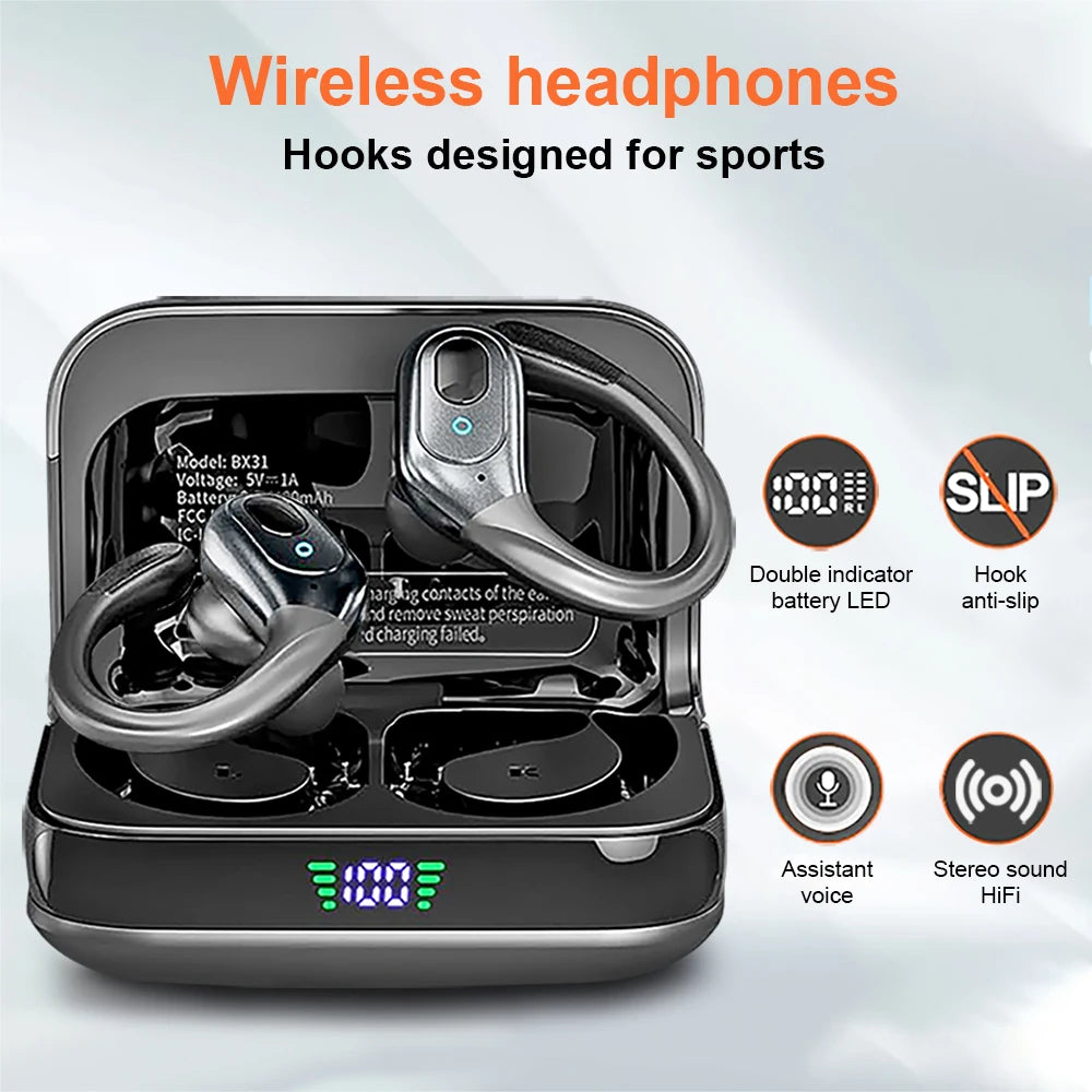 GREATWALL TWS Wireless Earphones Headset With Active Noise Cancellation