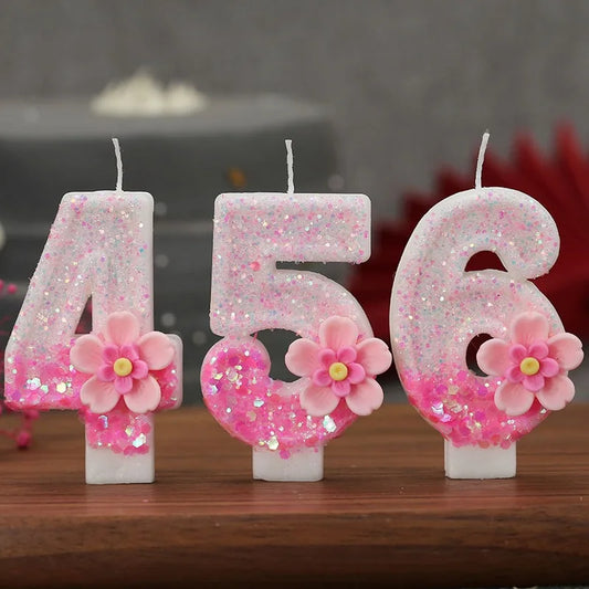 Creative Digital Birthday Candle For Cake Decoration