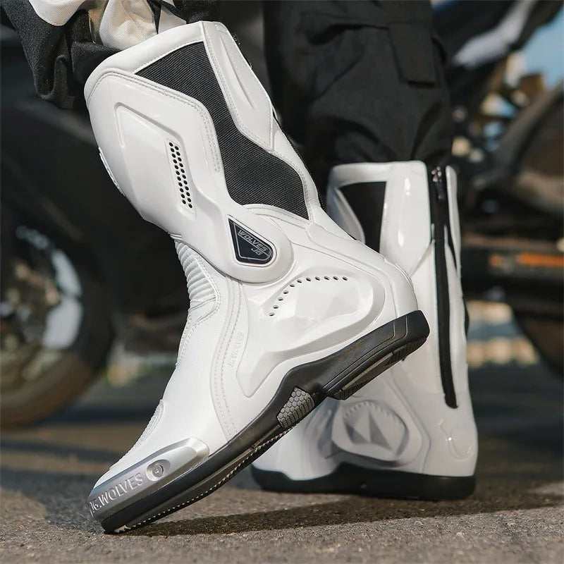 Motorcycle Cross Country Racing Boots For Safety And Performance