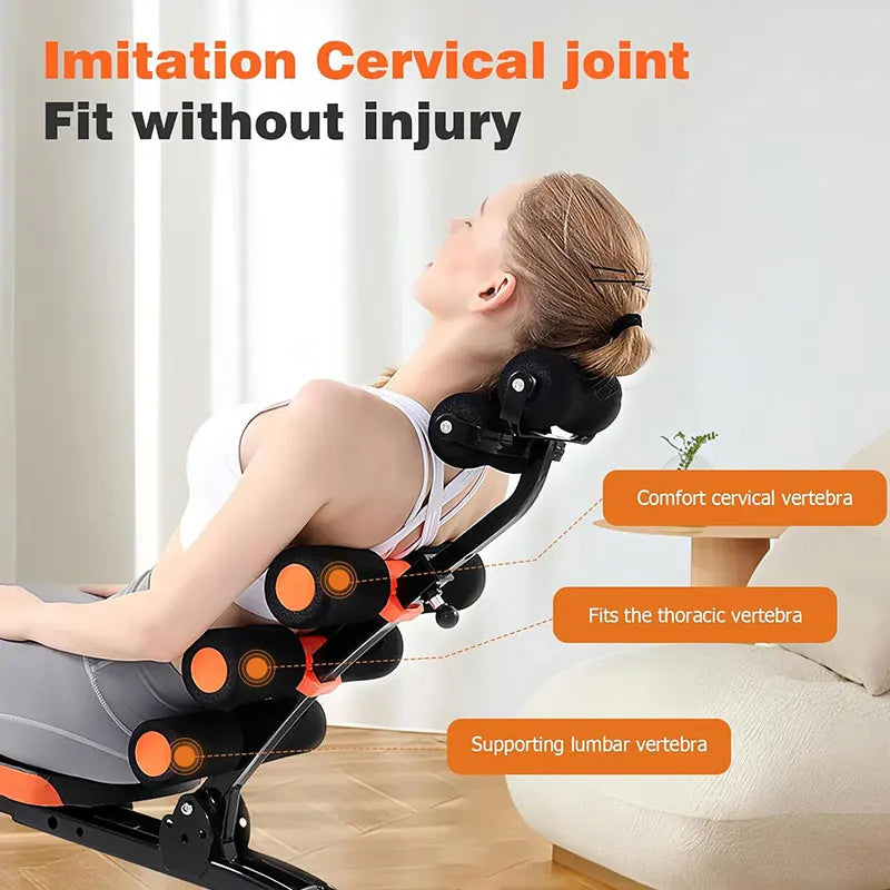 KBQ Foldable Abdominal Exercise Bench 6 In 1 Core Trainer