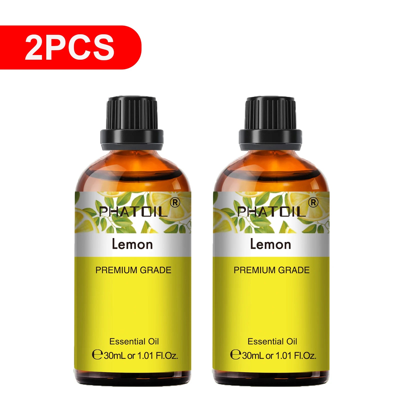 PHATOIL Essential Oils Set Peppermint Rose Lemon Lavender Eucalyptus Diffuser