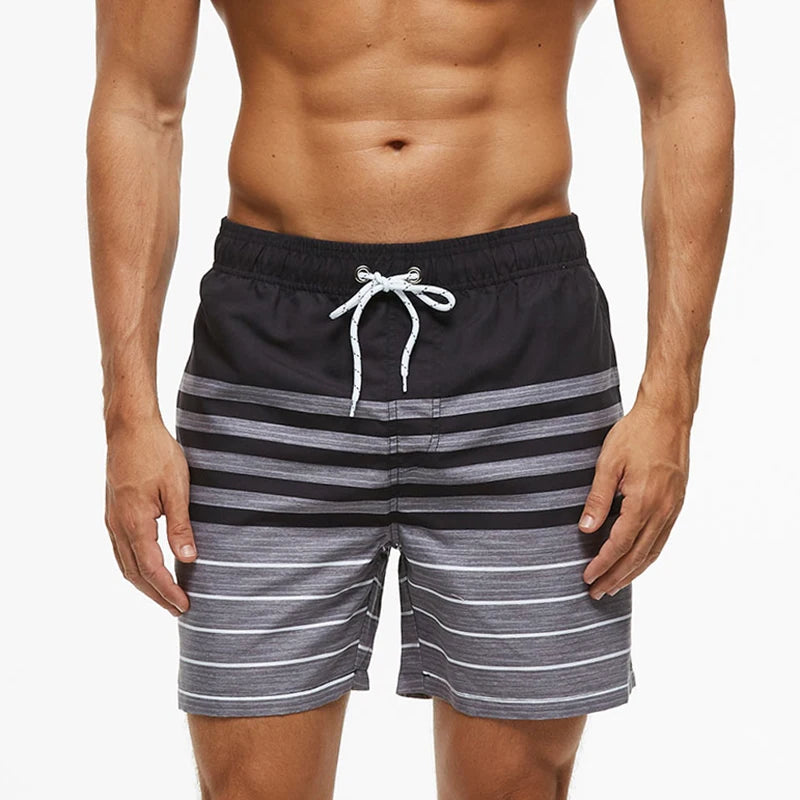 Quick Dry Summer Mens Swimwear Beach Board Shorts For Men