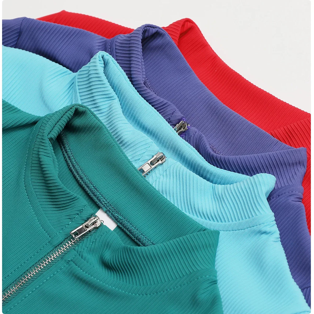 Women's 3 Piece Yoga Set Jacket Bra Legging Gym Sportswear