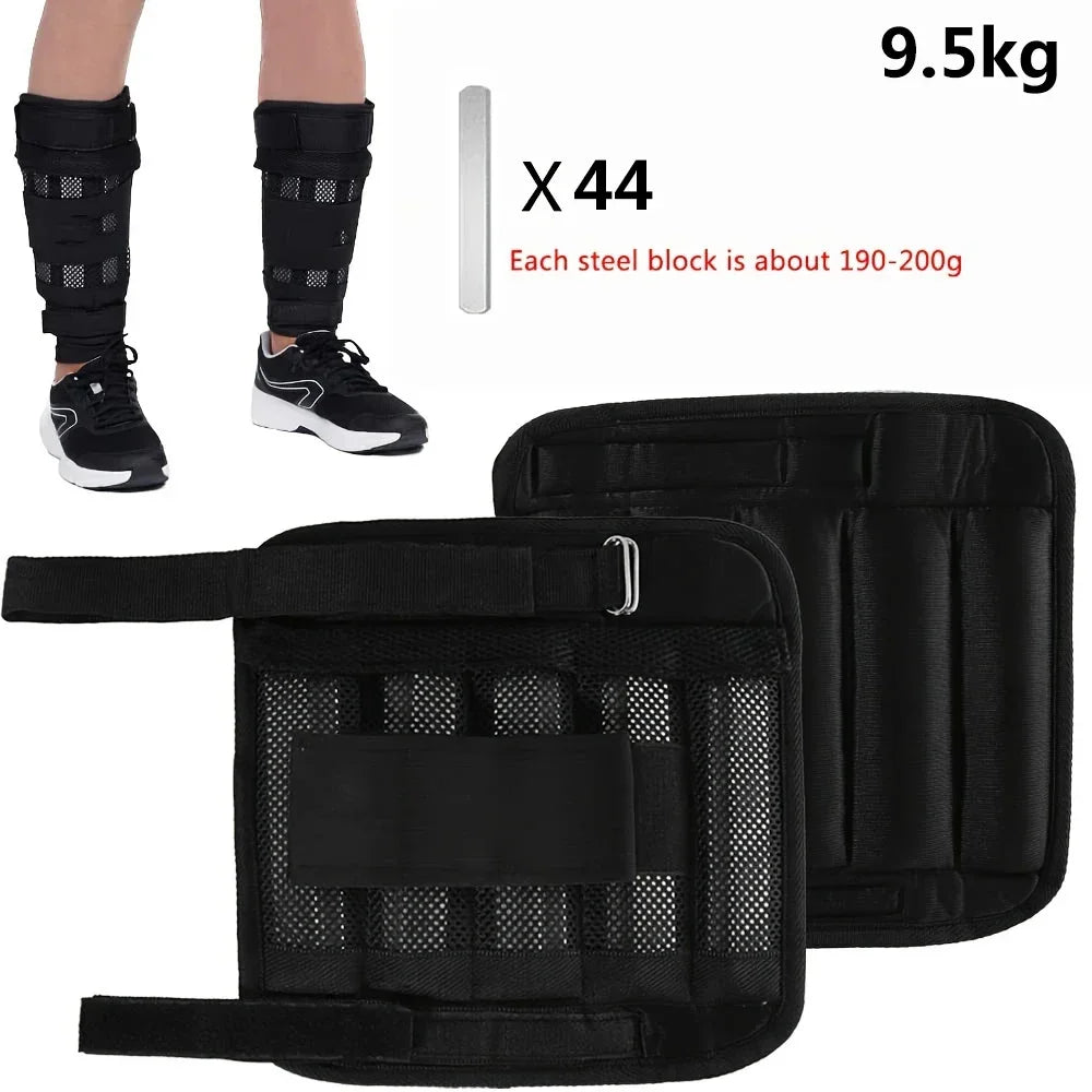 Adjustable Weight Vest With Ankle And Wrist Weights For Training