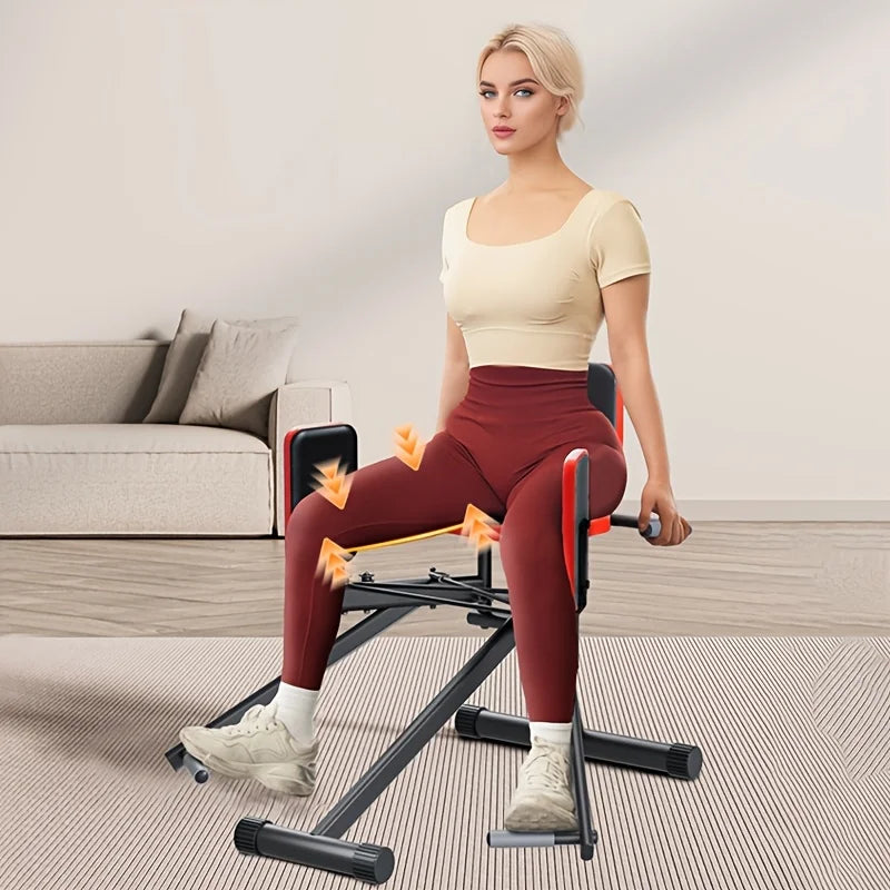 KBQ Adjustable Hip Abductor Machine for Home Leg Exercise
