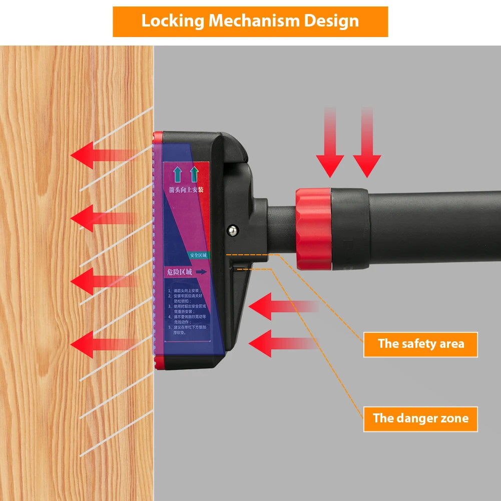 TwisterCK HeavyDutyProfessionalGrade PullUpBar With LevelGauge ForDoorway HeavyLoadCapacity Supports HomeFitness Training