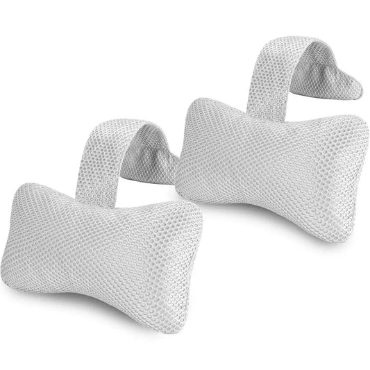 Bath Pillow Two Pack Universal Headrest Spa Pillow For Tub