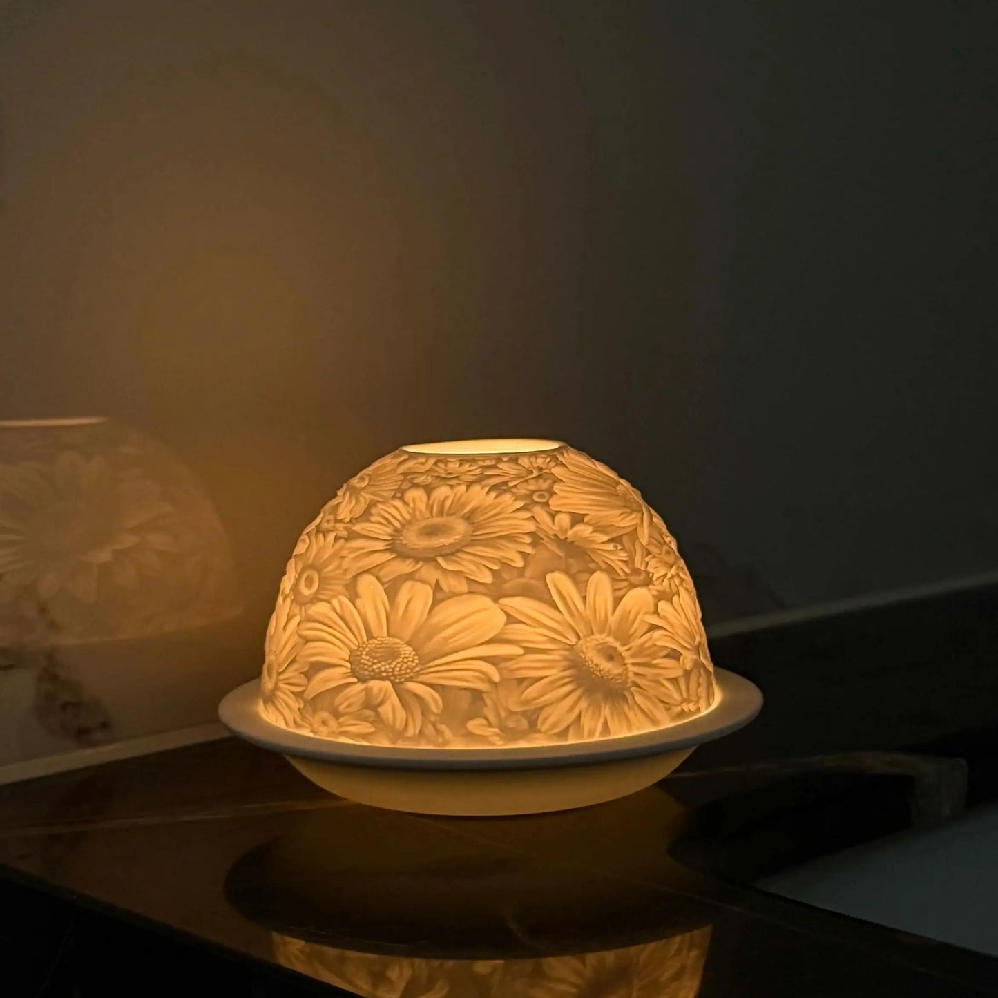 3D Flower Porcelain Candle Holder For Home Decor And Gifts