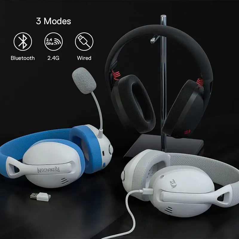 Redragon H848 Wireless Headset Detachable Microphone 7 1 Surround Sound