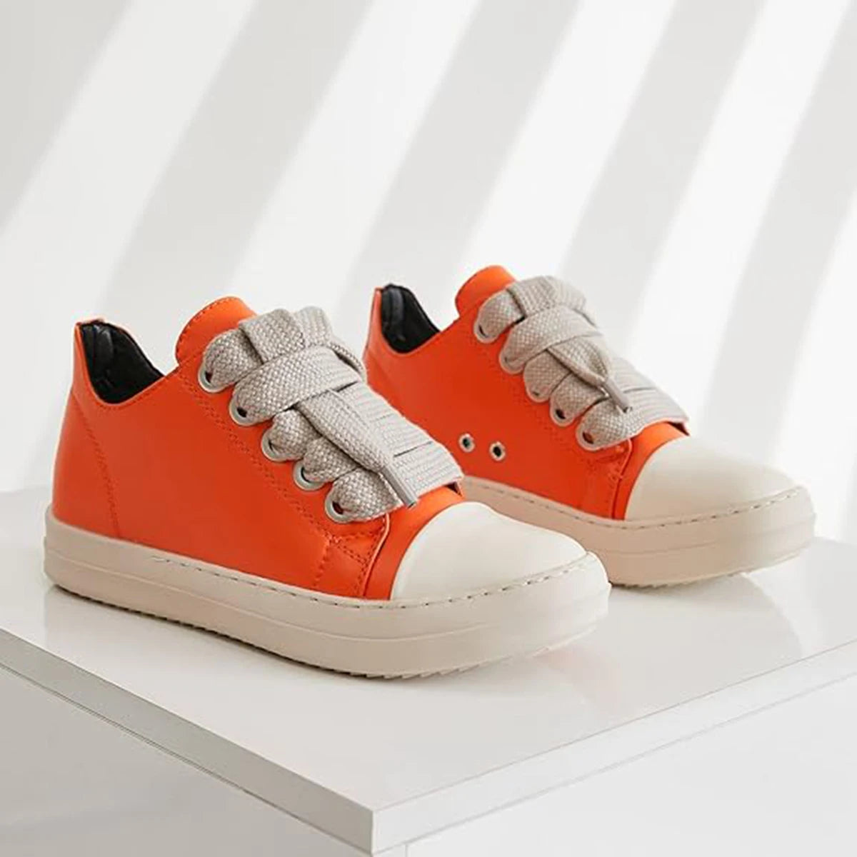 Men's Casual Shoes Low Cut Flat Bottom Minimalist College Style