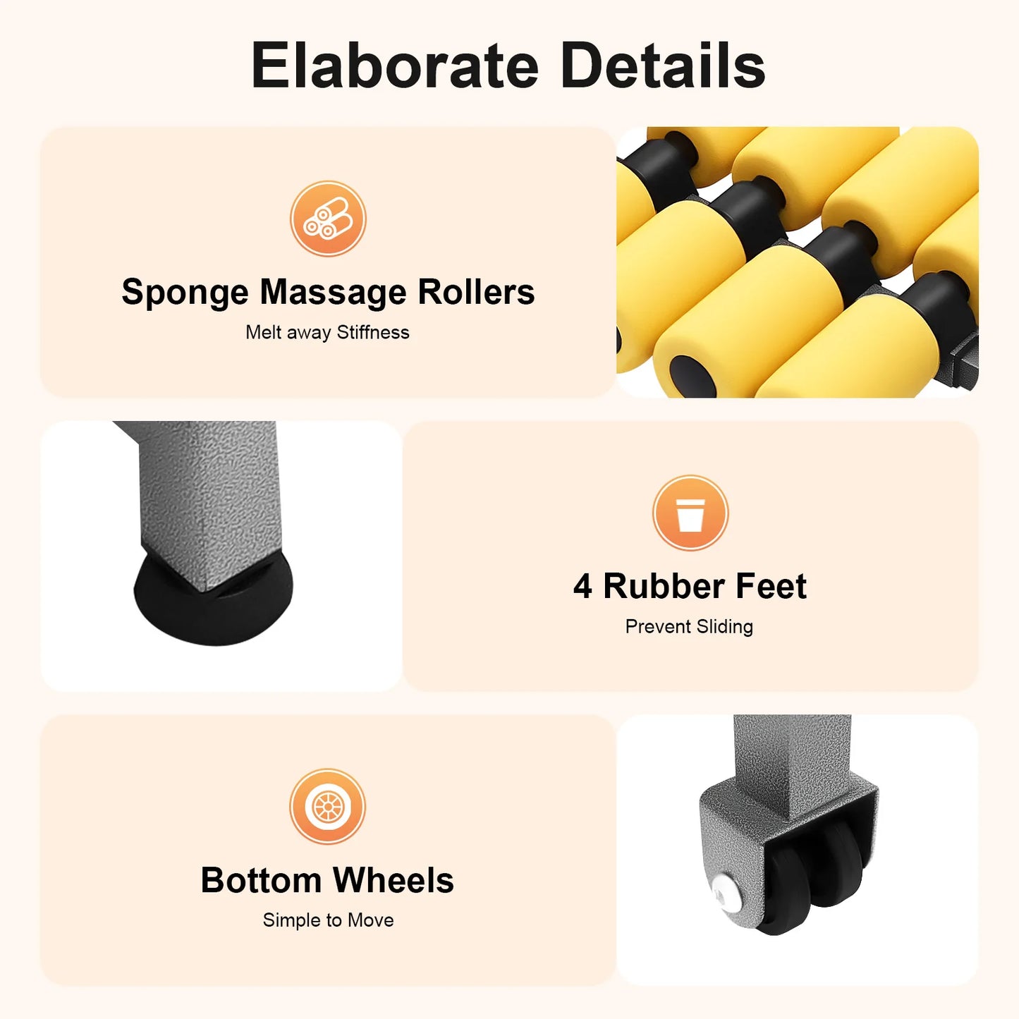 Adjustable Back Stretch Bench For Spinal Decompression And Neck Pain
