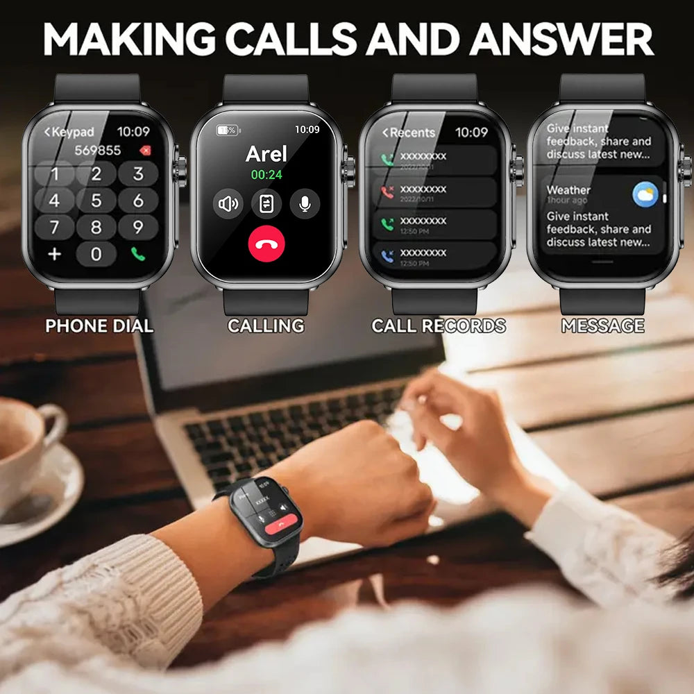 Senbono Smart Watch With 1000mAh Battery 100 Day Standby