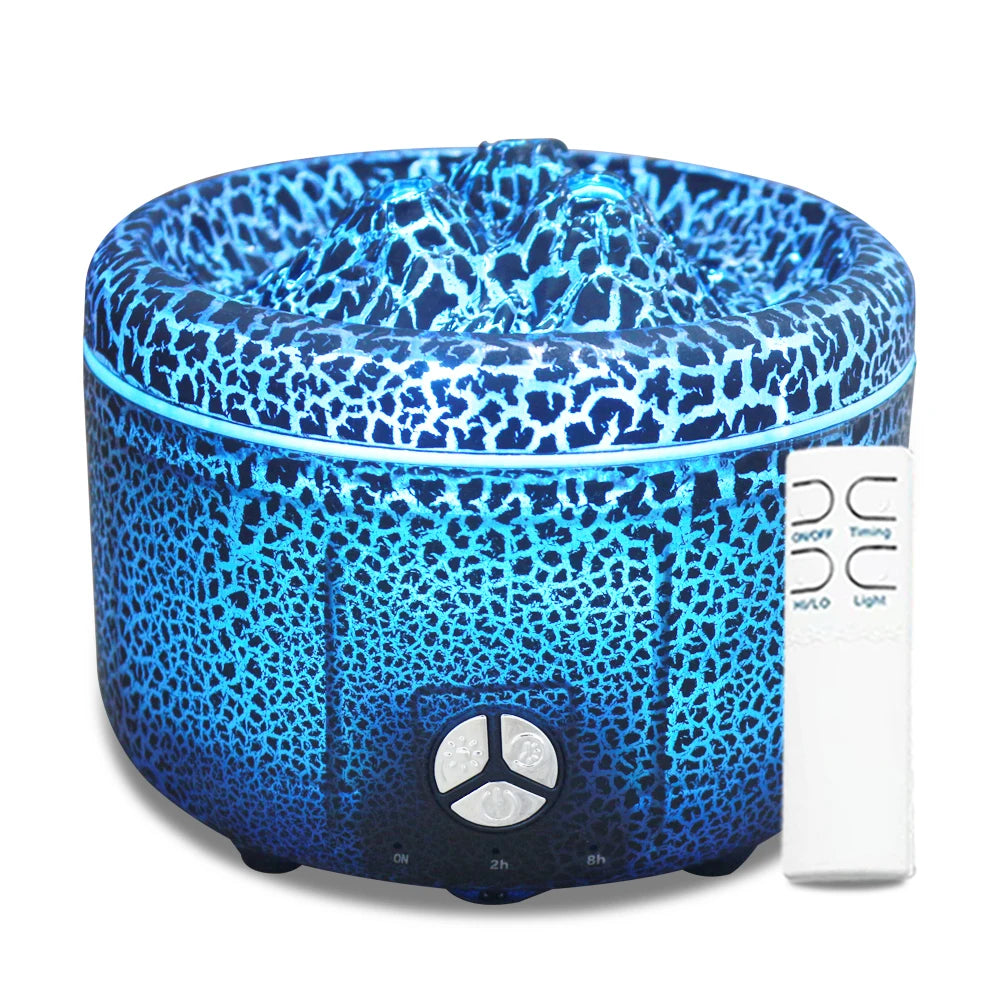 500ml Diffuser with Remote, Customizable Color Light Show, 2 Mist Modes, and Auto Shut-Off for Large Rooms