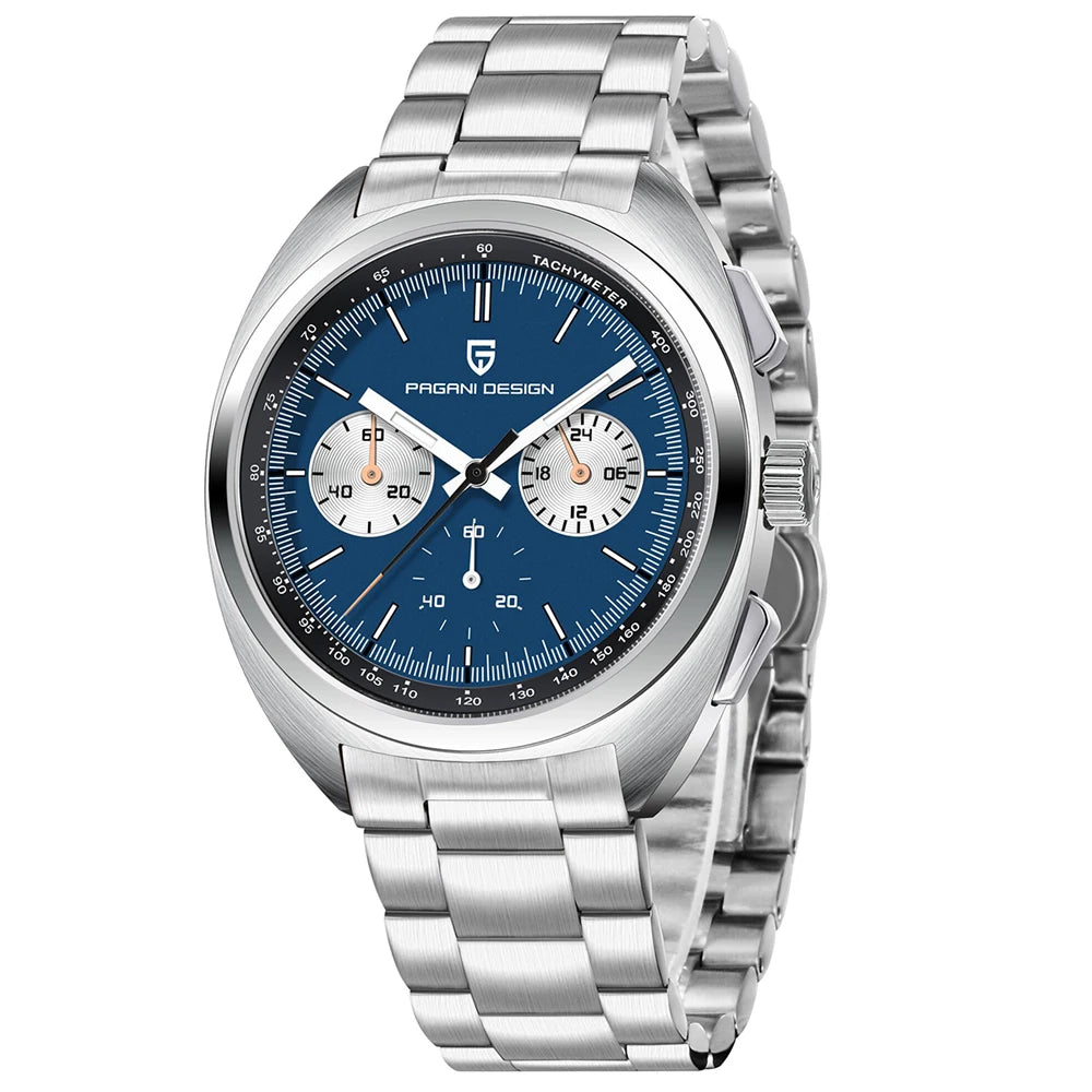 Pagani Design VK63 Sport Chronograph Stainless Steel Quartz Wristwatch