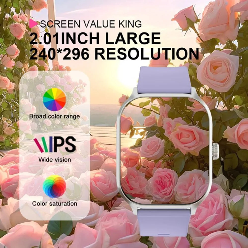 LAXASFIT Smart Watch Bluetooth Call Dial IP68 Waterproof Multi Sport