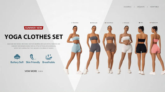 Ctenkevet Women Two Piece Fitness Set Yoga Gym Crop Top