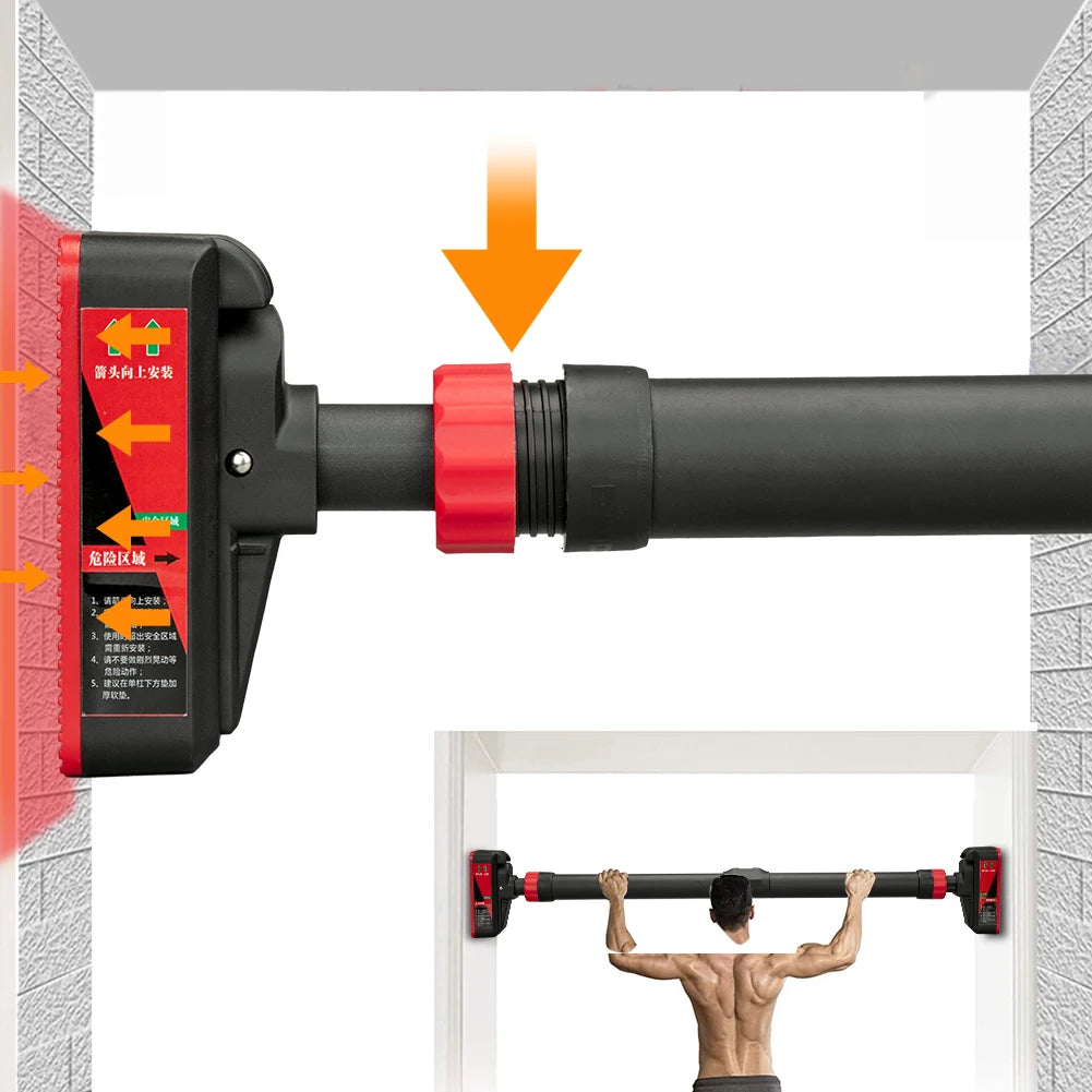 TwisterCK HeavyDutyProfessionalGrade PullUpBar With LevelGauge ForDoorway HeavyLoadCapacity Supports HomeFitness Training