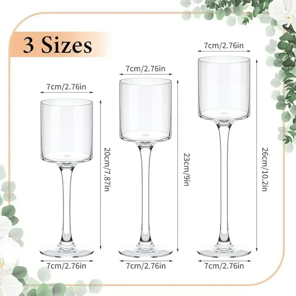 Glass Tealight Candle Holders For Weddings Table Centerpieces