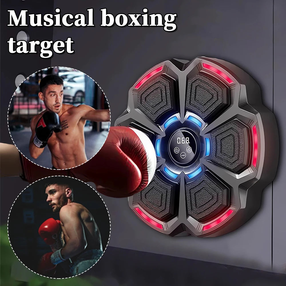 Hign Concerned Music Boxing Machine Adjustable Speed Wall Mounted Exercise