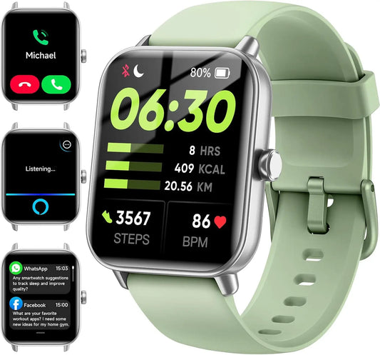 Erilles Smart Watch Android iPhone With Alexa Built-In IP68