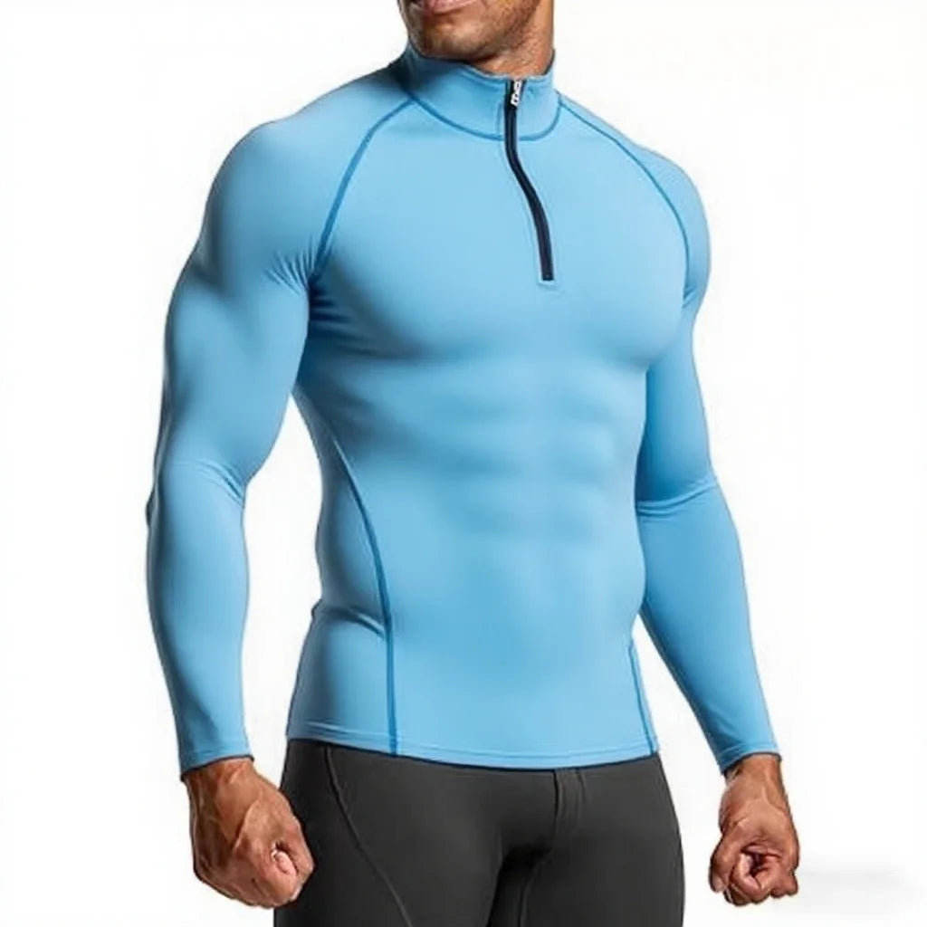 Men Sportswear Long Sleeve Gym T Shirt For Running Training