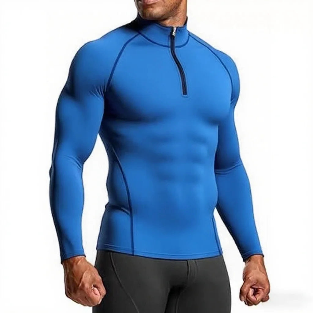 Men Sportswear Long Sleeve Gym T Shirt For Running Training