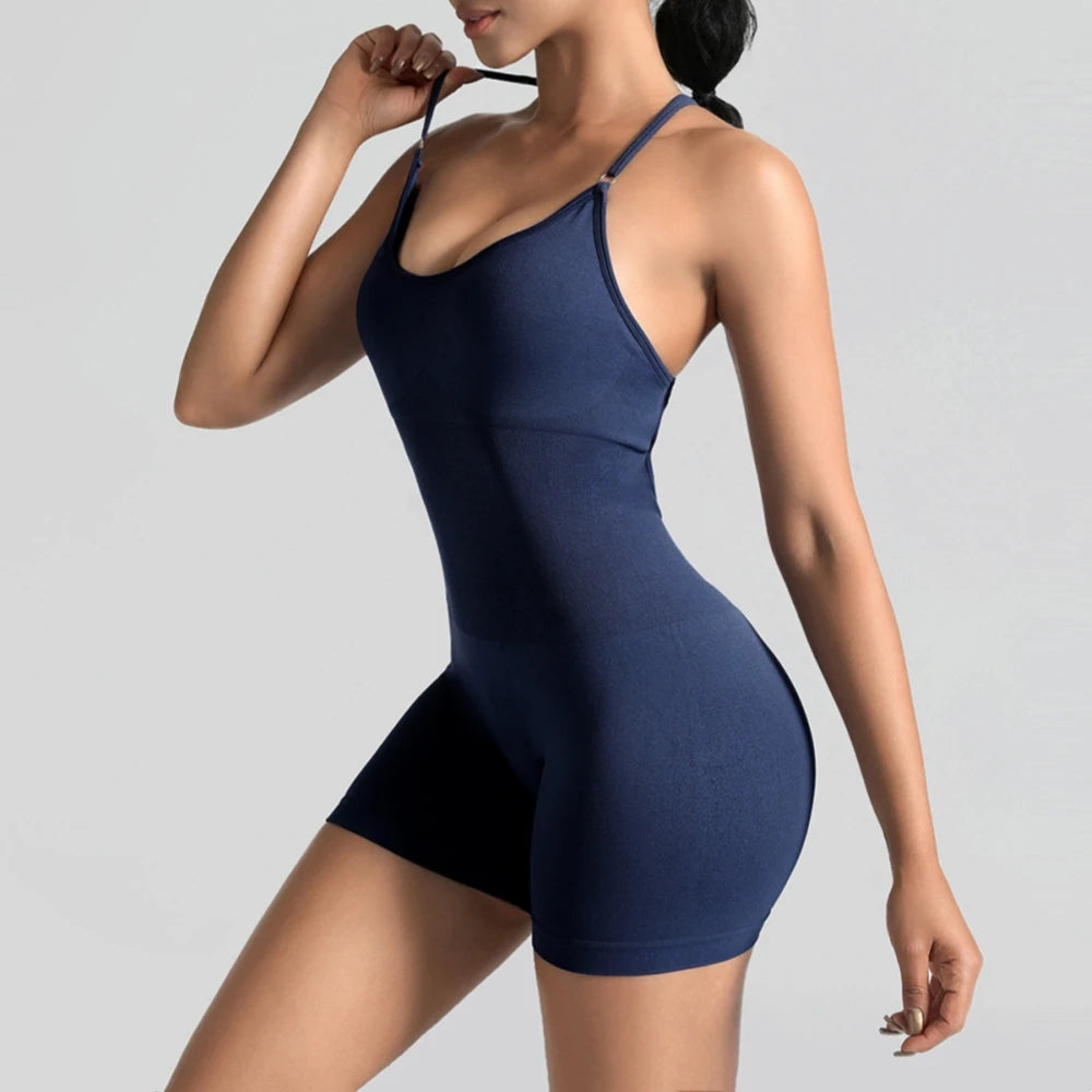 Women Yoga Sets Jumpsuits Active Wear Fitness Clothing Workout Clothes