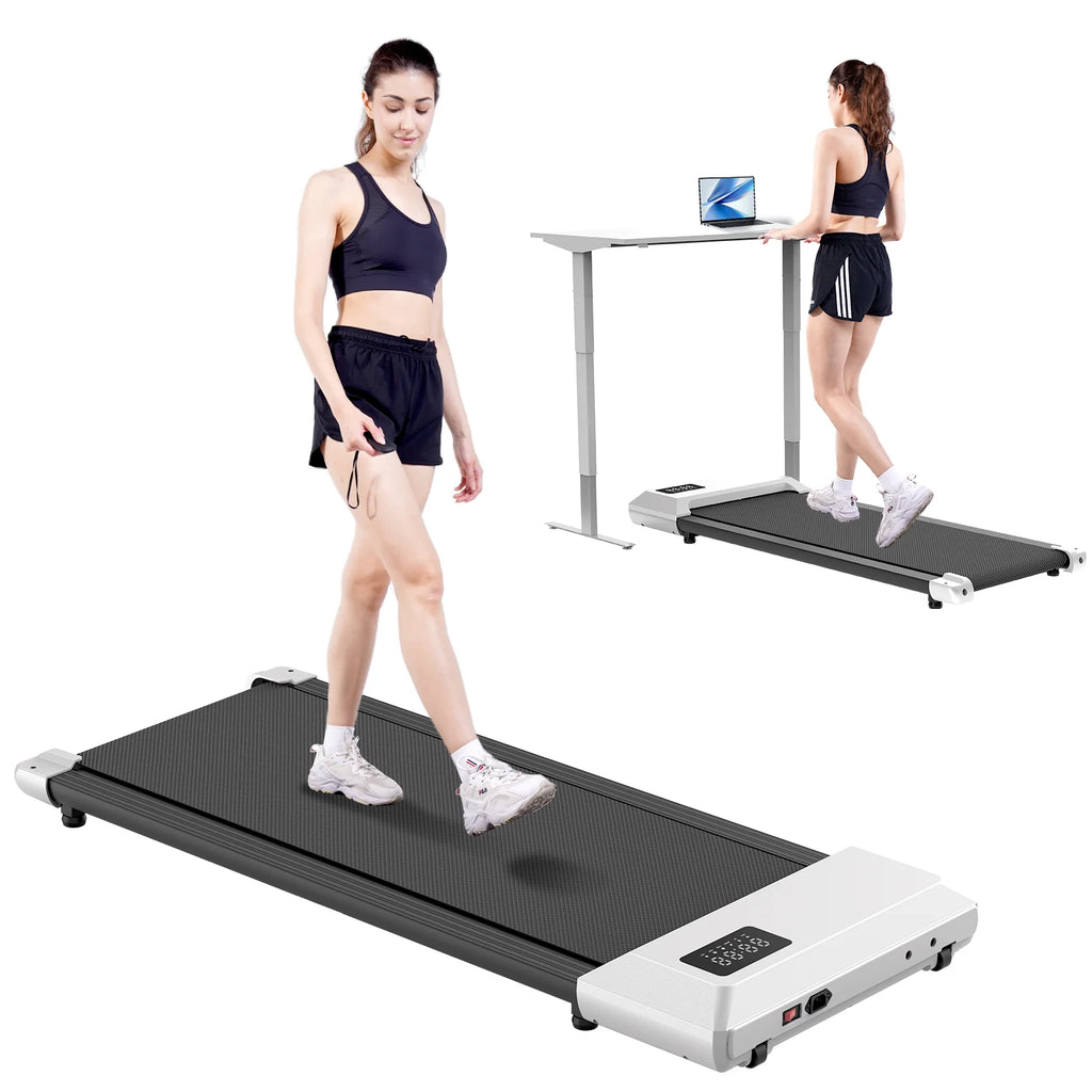Driving Power 2in1 Walking Pad Mini Treadmill Under Desk For Home And Office