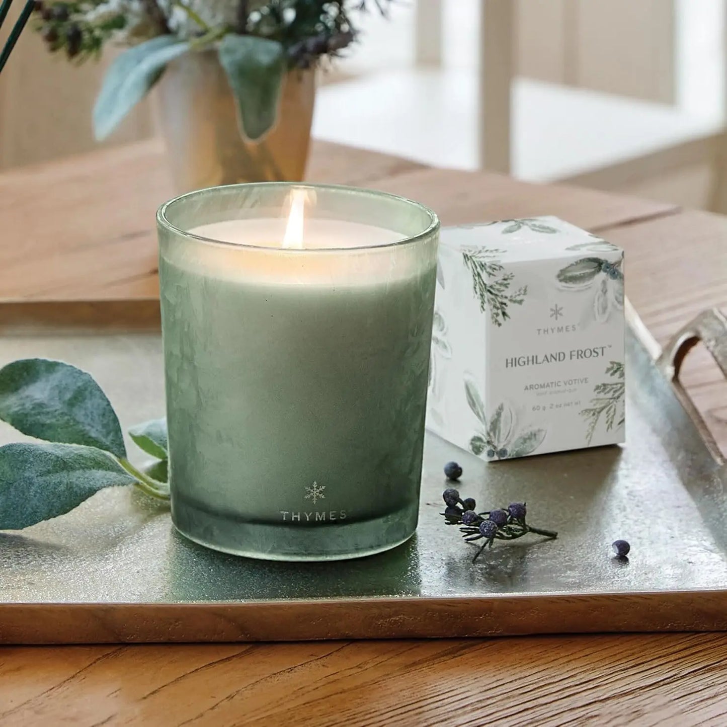 Zen Active Living Winter Sage Eucalyptus Cypress Scented Candle