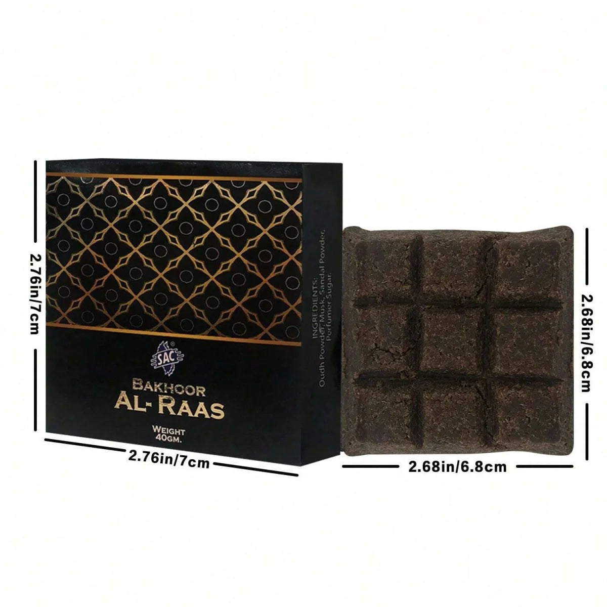 Mixed Flavor Incense Bricks Musk Scented for Yoga Meditation