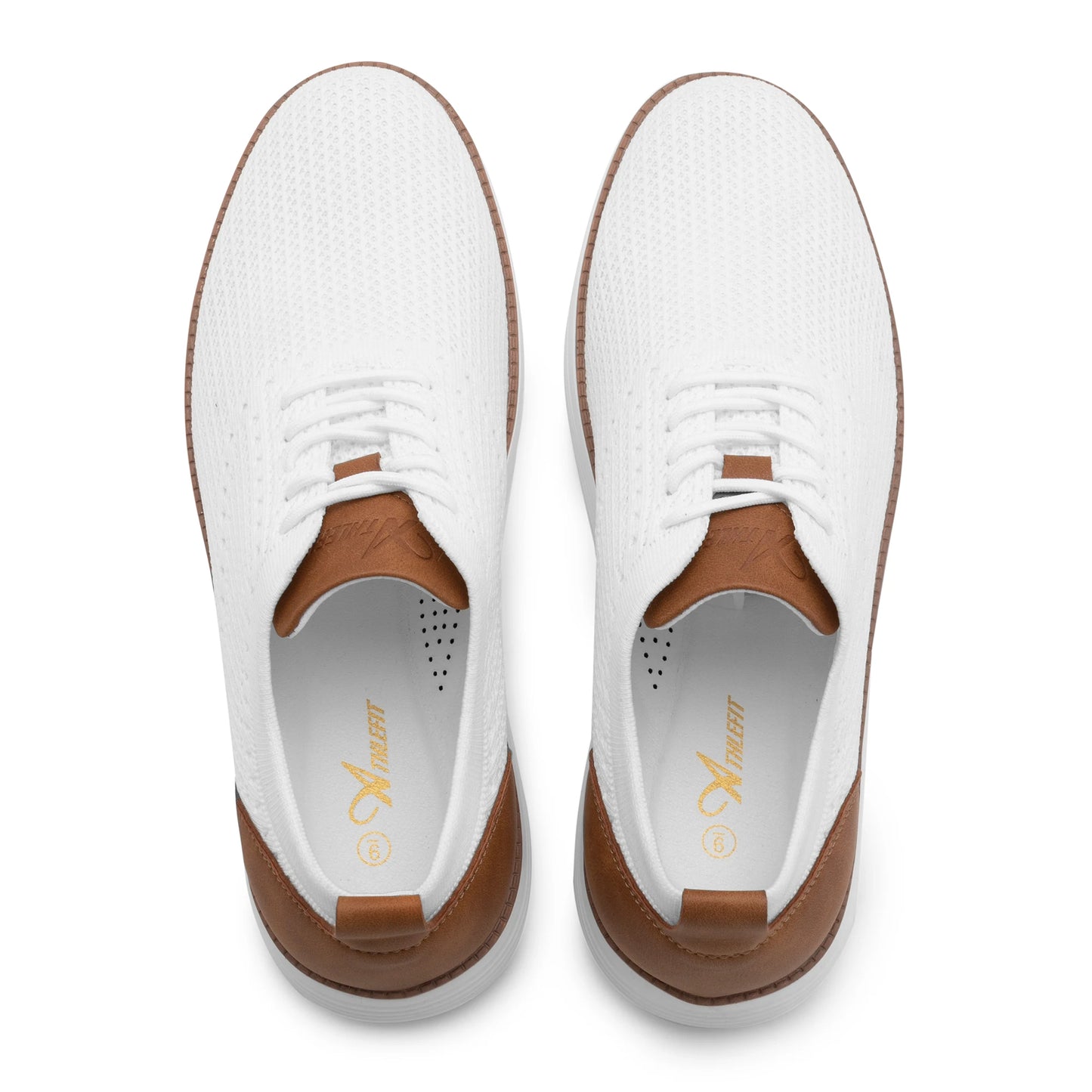 Men's Casual Sneakers Oxfords Business Mesh Breathable Walking Athletic Shoes