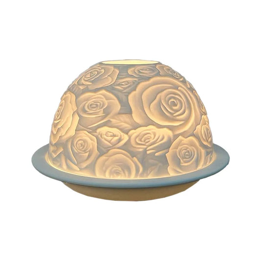 3D Flower Porcelain Candle Holder For Home Decor And Gifts