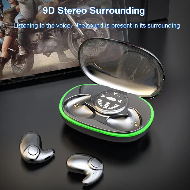 SHUKE Invisible Sleep Earphones Wireless Bluetooth Five Three Noise Reduction