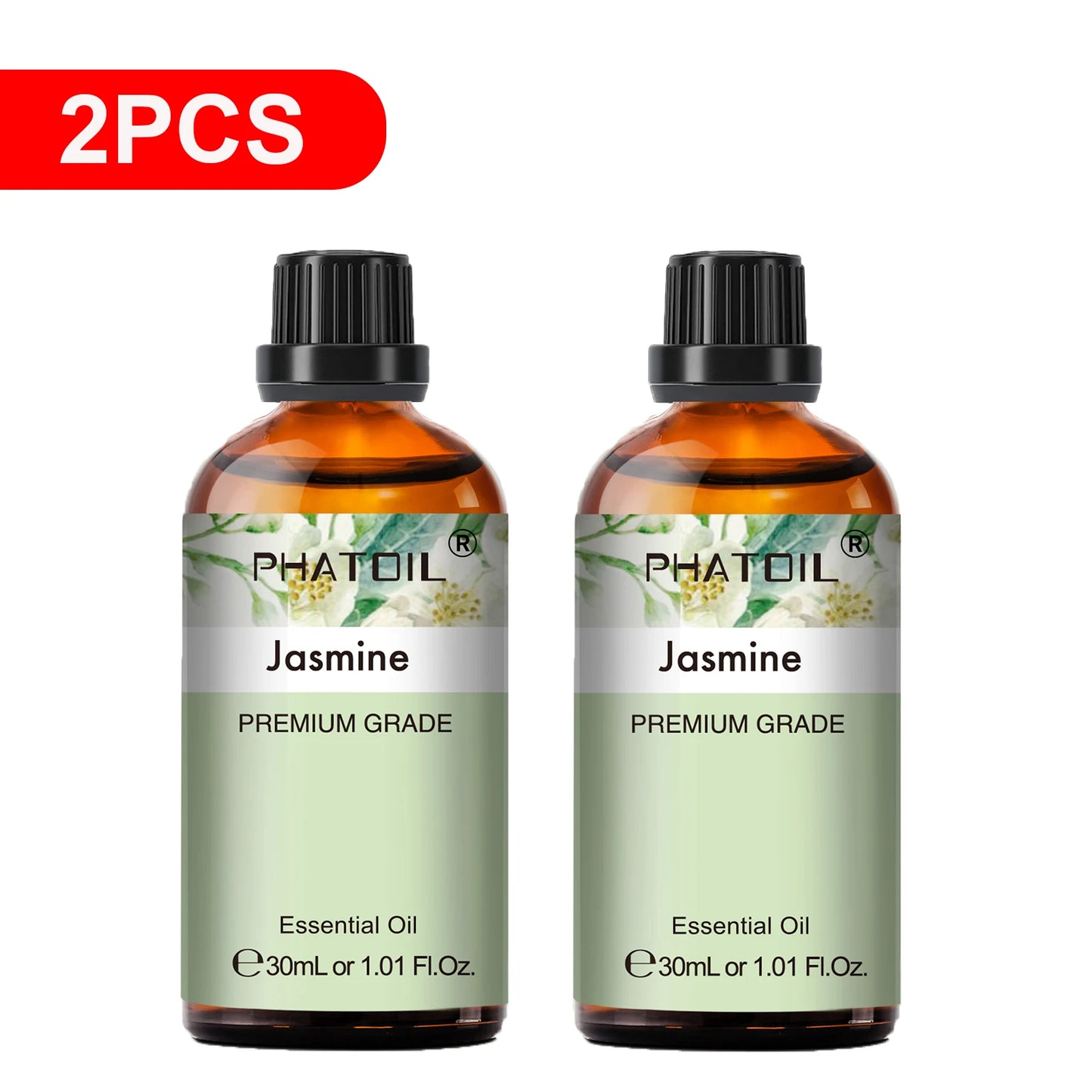 PHATOIL Essential Oils Set Peppermint Rose Lemon Lavender Eucalyptus Diffuser