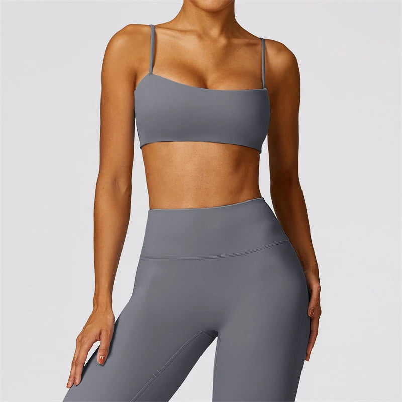 Naked Feel Yoga Set Women Tracksuit 2 Piece Sportswear