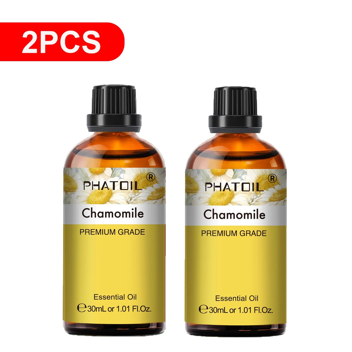PHATOIL Essential Oils Set Peppermint Rose Lemon Lavender Eucalyptus Diffuser
