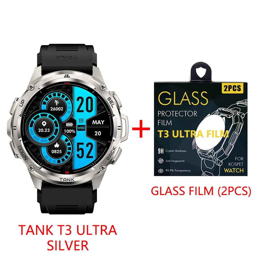 KOSPET Tank T3 Ultra GPS Smartwatch With Fitness Tracking