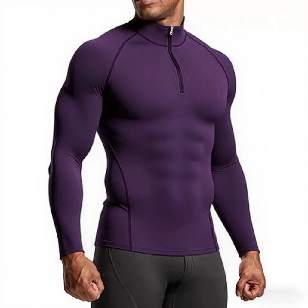 Men Sportswear Long Sleeve Gym T Shirt For Running Training